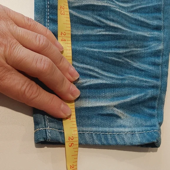 VIP Jeans Juniors Size 5/6 Jeans Skinny Distressed Destroyed - Picture 9 of 10